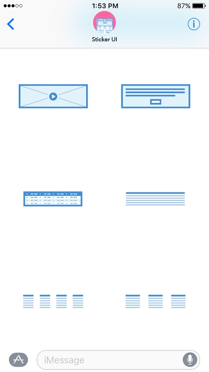 Sticker UI