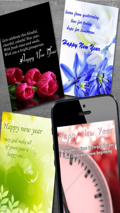 Happy New Year - Greetings and Card