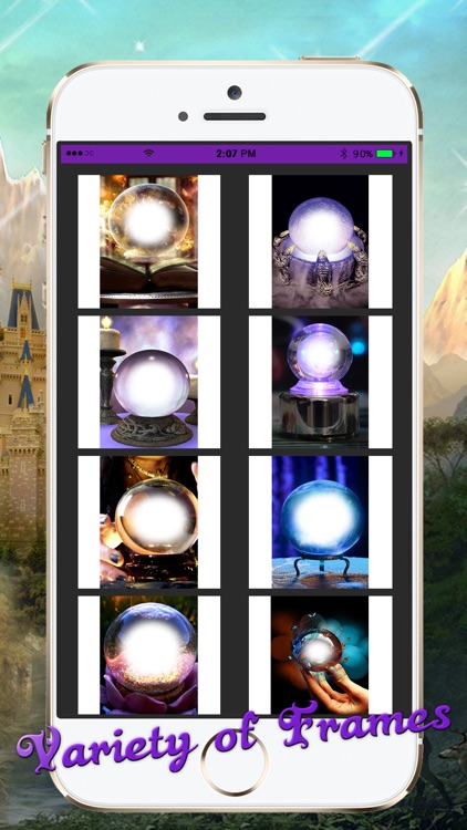 Magic Crystal Ball Photo Frames screenshot-3