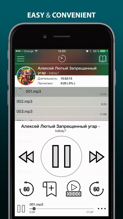 MP3 Audiobook Player Pro - listen audiobooks! screenshot-4