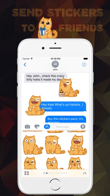 Crazy Kitty Emoji Stickers - for iMessage