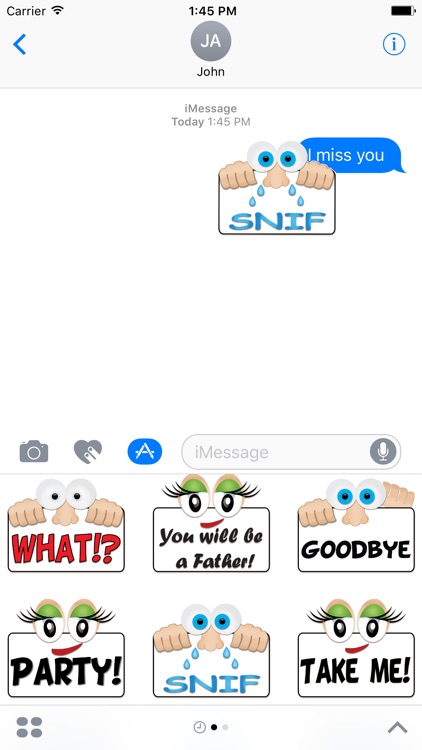 Text bites stickers for iMessage