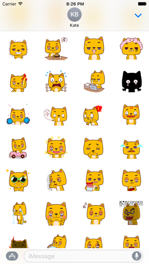 Boring Cat - Animated Stickers And Emoticons(圖3)-速報App