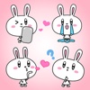 Sweet Lover Bunny Stickers
