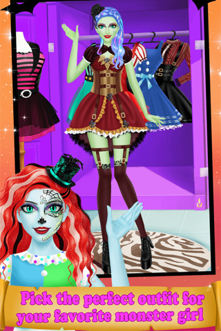 Scary Beauty Salon - Monster Girl Fashion Makeover screenshot 4