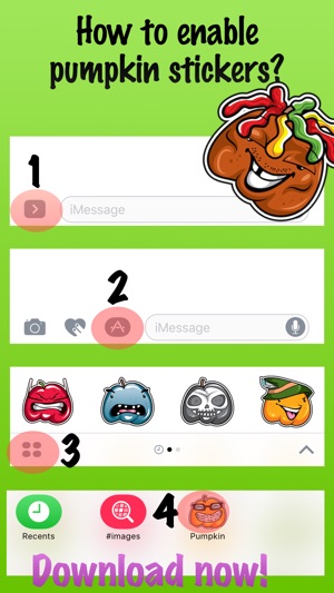 Smiley Pumpkin Stickers(圖3)-速報App