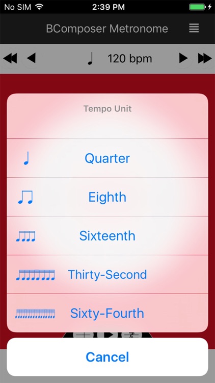 BComposer Metronome