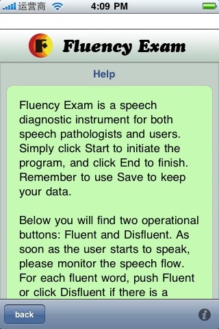 FluencyExam screenshot 4