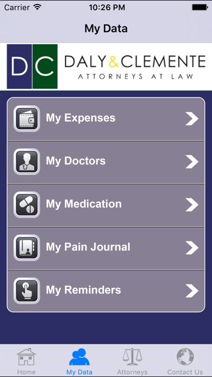 Injury Help App by Daly & Clemente, P.C.