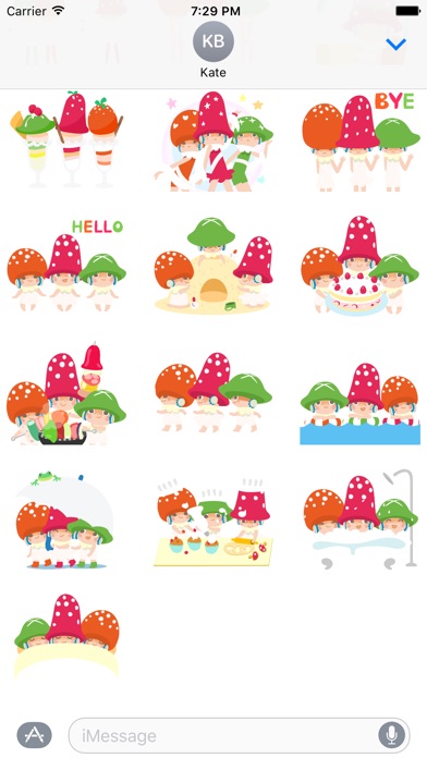 MUSHROOMS! ステッカーのスクリーンショット4 MUSHROOMS! ステッカーのスクリーンショット4