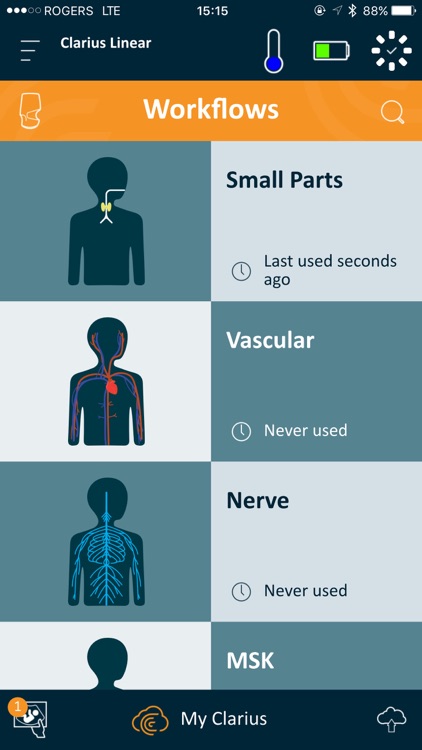 Clarius Ultrasound App