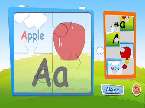 Preschool english alphabet ABC jigsaw & flashcard Education