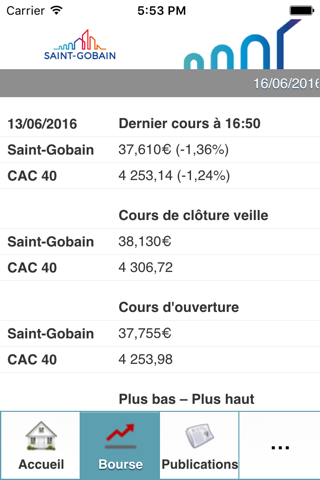 Saint-Gobain SHAREHOLDER screenshot 2