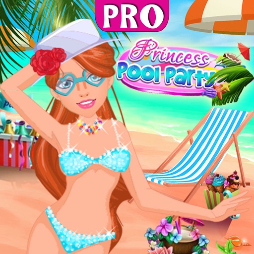 Princess Pool Party Day icon