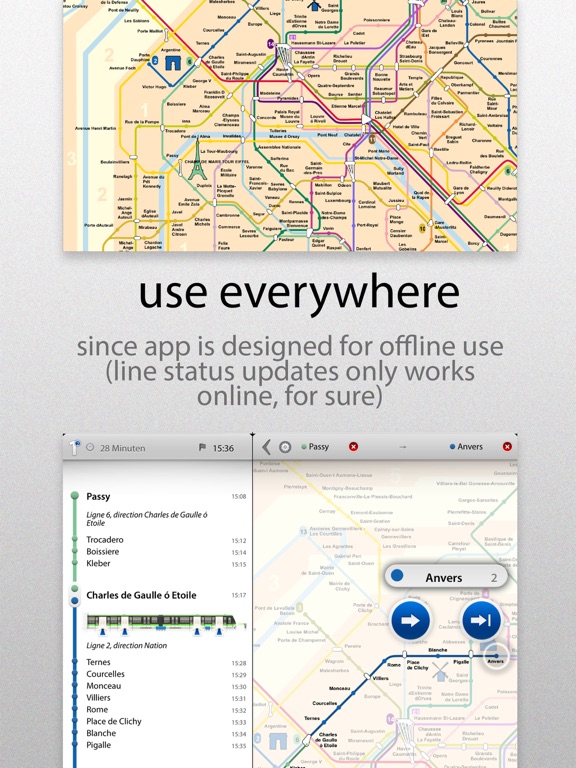 Paris Metro, RER & Offline Map screenshot 3