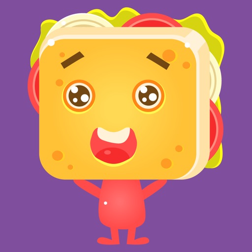 Cute Sandwich Stickers icon