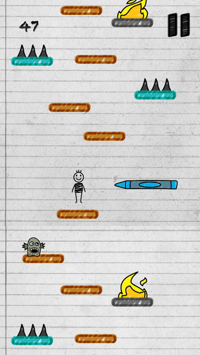 How to cancel & delete Stick-Man Doodle Danger Draw-ing Kid Jump-ing game from iphone & ipad 1