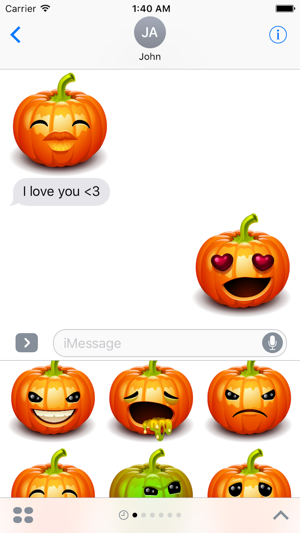 Pumpkin Happy Halloween Sticker(圖3)-速報App