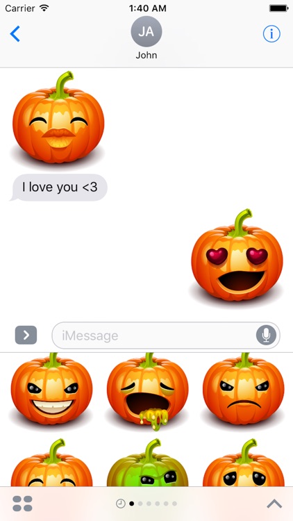 Pumpkin Happy Halloween Sticker