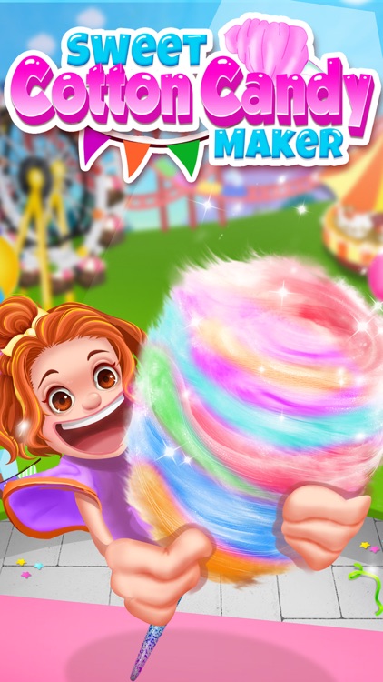 Fair Food Maker - Sweet Cotton Candy & Rainbow Fun screenshot-3