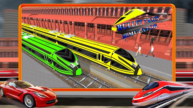 Rail Bullet Train Driver Game(圖3)-速報App