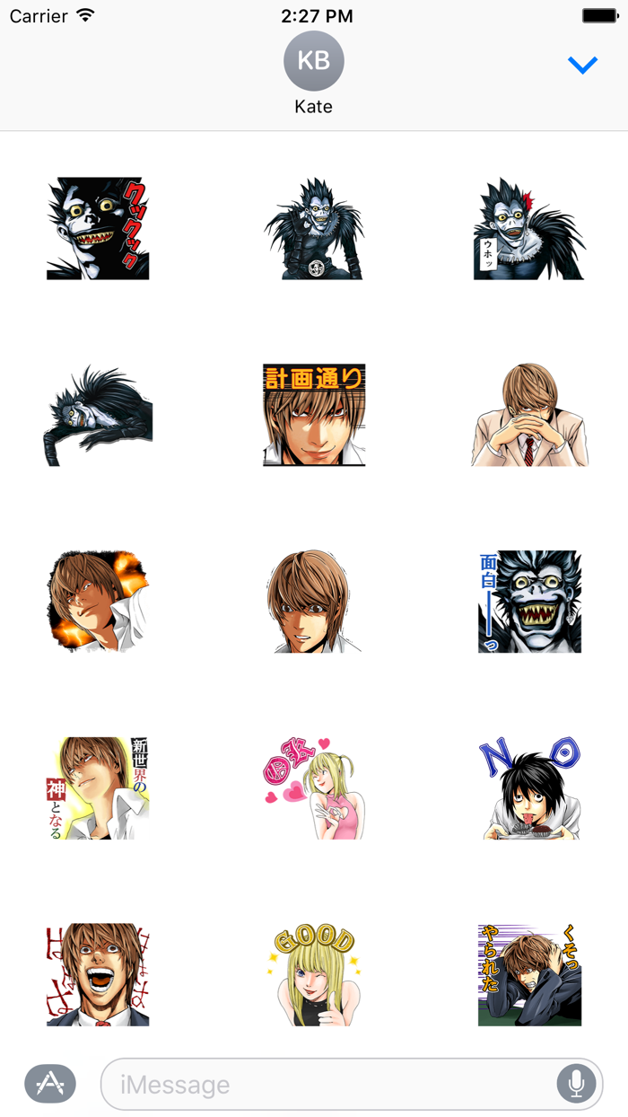 The Book Of Death Stickers