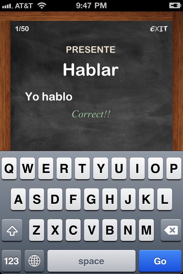 Conjugation Nation Spanish screenshot 2