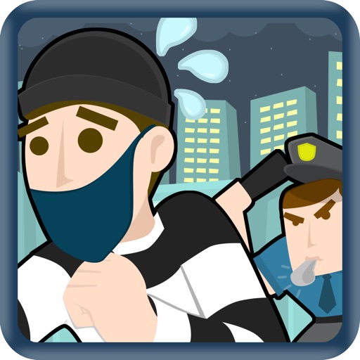 Rob-bers Roof-top Escape the Police - Crime Scene icon