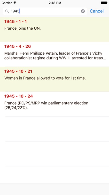 Timeline of France history expert offline screenshot-3