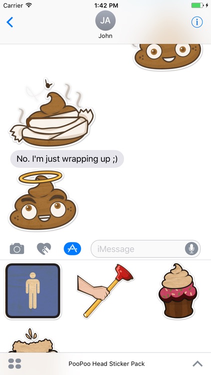 PooPoo Head Sticker Pack screenshot-3