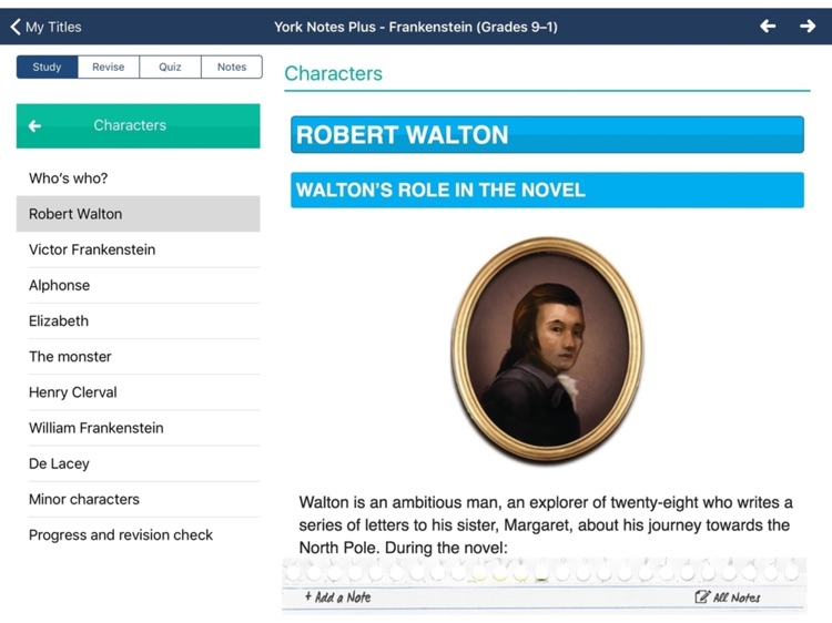 Frankenstein York Notes for GCSE 9-1 for iPad