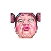 Ugly Lady Poses! - stickers for iMessage