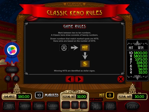 Classic Keno HD screenshot 4