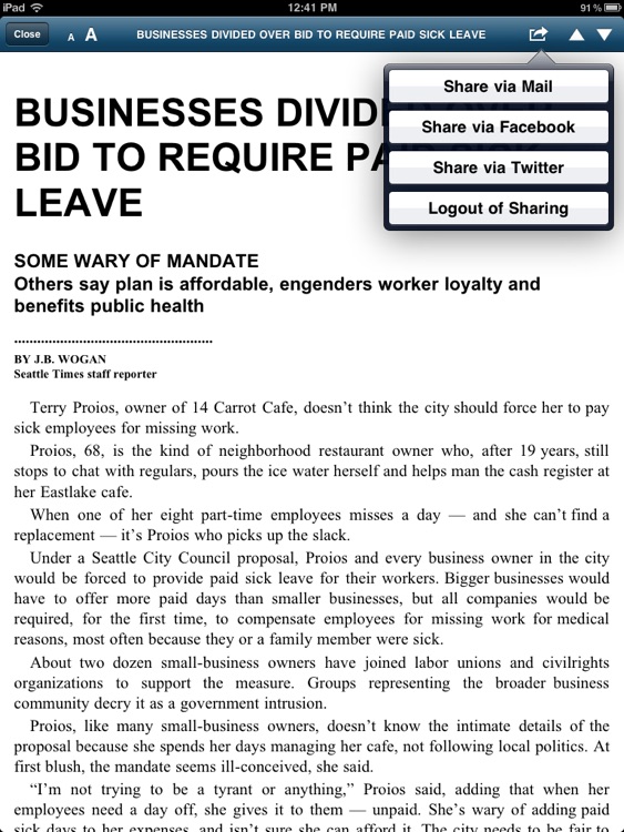 The Seattle Times Print Replica screenshot-4