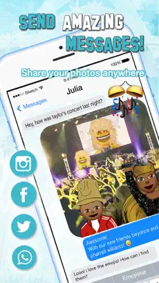Captura 4 EmojiStars - Editor de foto iphone