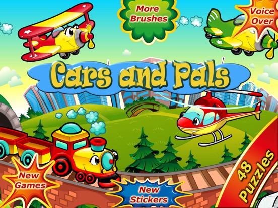 Car Games Fun Puzzles for Kids на iPad