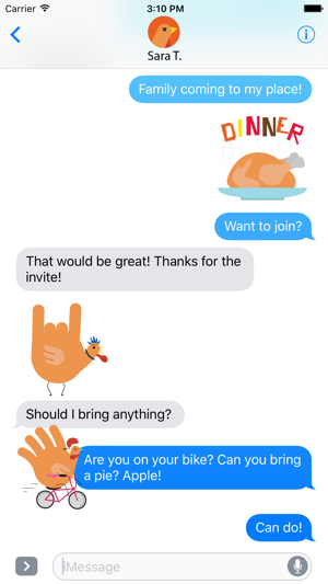 Hand Turkey Stickers(圖3)-速報App