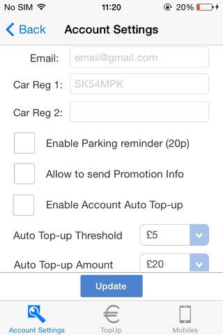 parkbytext UK screenshot 4