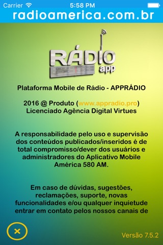 Rádio América Uberlândia AM 580 screenshot 4