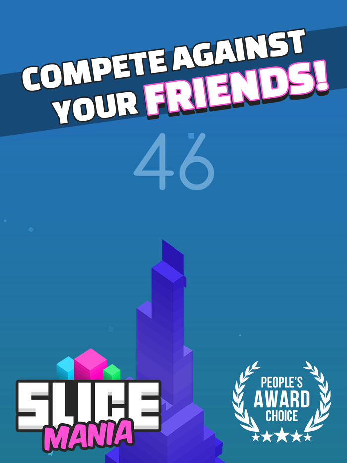 Slice Mania Color Stack Arcade Game