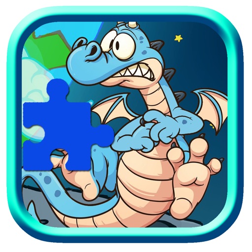 Little Cutie Dragons Universe Jigsaw Puzzle Game Icon