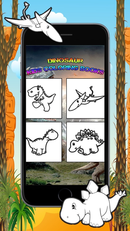 Dinosaur Kids Coloring - Learning Game for Kids and Toddlers