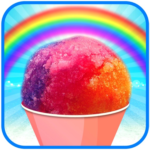 Rainbow Snow Cone Maker - Summer Frozen Food Stand icon