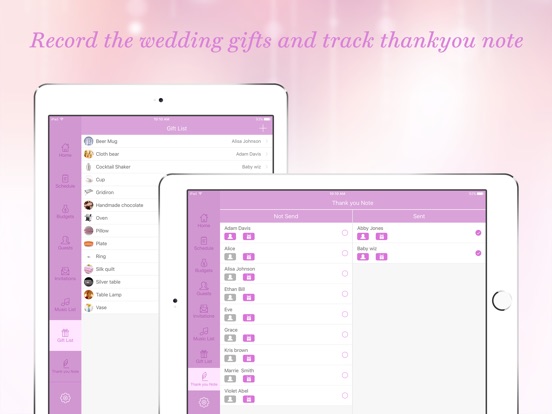 Wedding Tracker Jealth