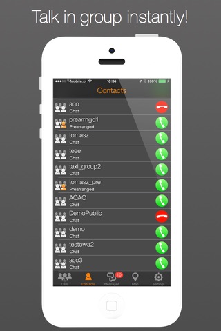 Mobile PTT screenshot 2