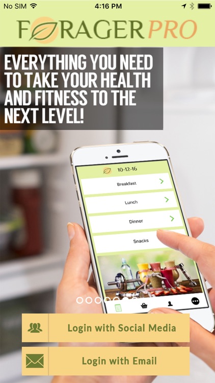 Forager - The Diet Meal Planner and Tracker!