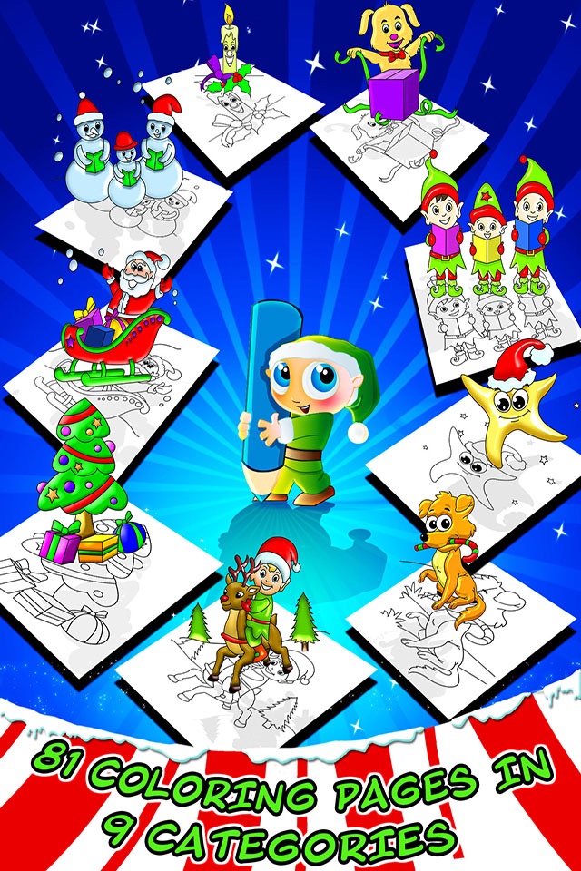 Christmas Coloring Toy Book screenshot 2