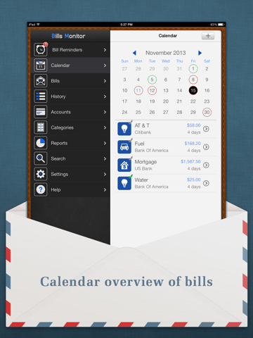 Bills Monitor for iPad screenshot 2