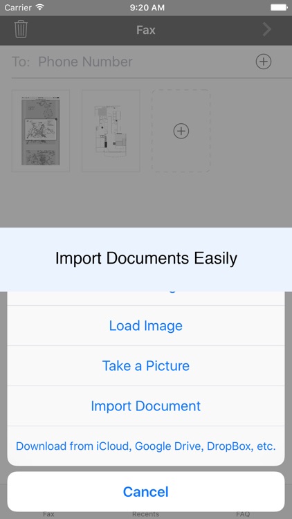 Fax From Phone Scanner Send Fax App Fax Plus By Waydc