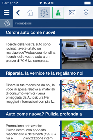 AUTOSICURA AMOLAMIAUTO: info traffico a Milano. screenshot 3